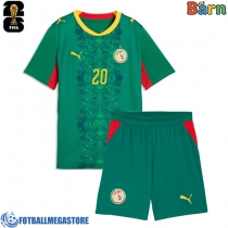 Fotballdrakt Barn Senegal Habib Diallo #20 Bortedraktsett VM 2026 Kortermet (+ Korte bukser)
